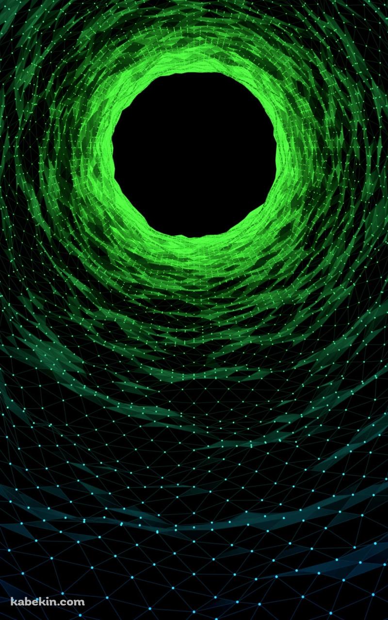 緑の宇宙 / デジタルアートのAndroidの壁紙(800px x 1280px) スマホ用