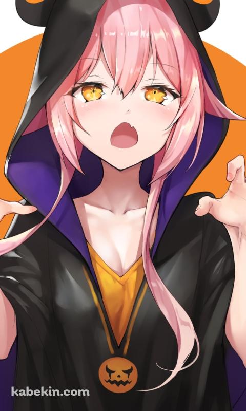 両手をあげる可愛いソルシエール / ブレイヴガールレイヴンズのAndroidの壁紙(480px x 800px) スマホ用