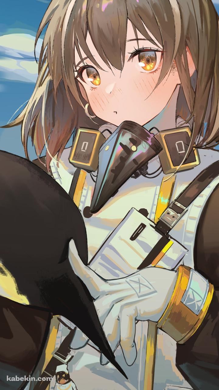 ペンギンを指で触る可愛いマゼラン / エンペラー / アークナイツのAndroidの壁紙(720px x 1280px) スマホ用