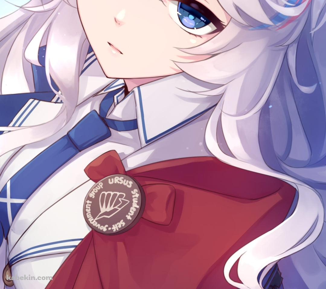 青と赤のオッドアイのロサ / 綺麗 / アークナイツのAndroidの壁紙(1080px x 960px) スマホ用