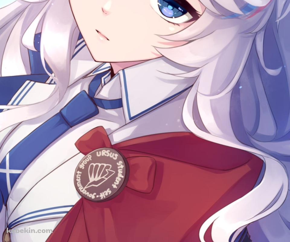 青と赤のオッドアイのロサ / 綺麗 / アークナイツのAndroidの壁紙(960px x 800px) スマホ用