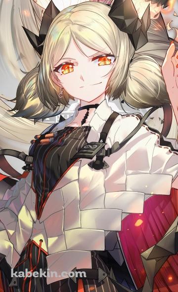 指から炎を出すイフリータ / アークナイツのAndroidの壁紙(360px x 592px) スマホ用