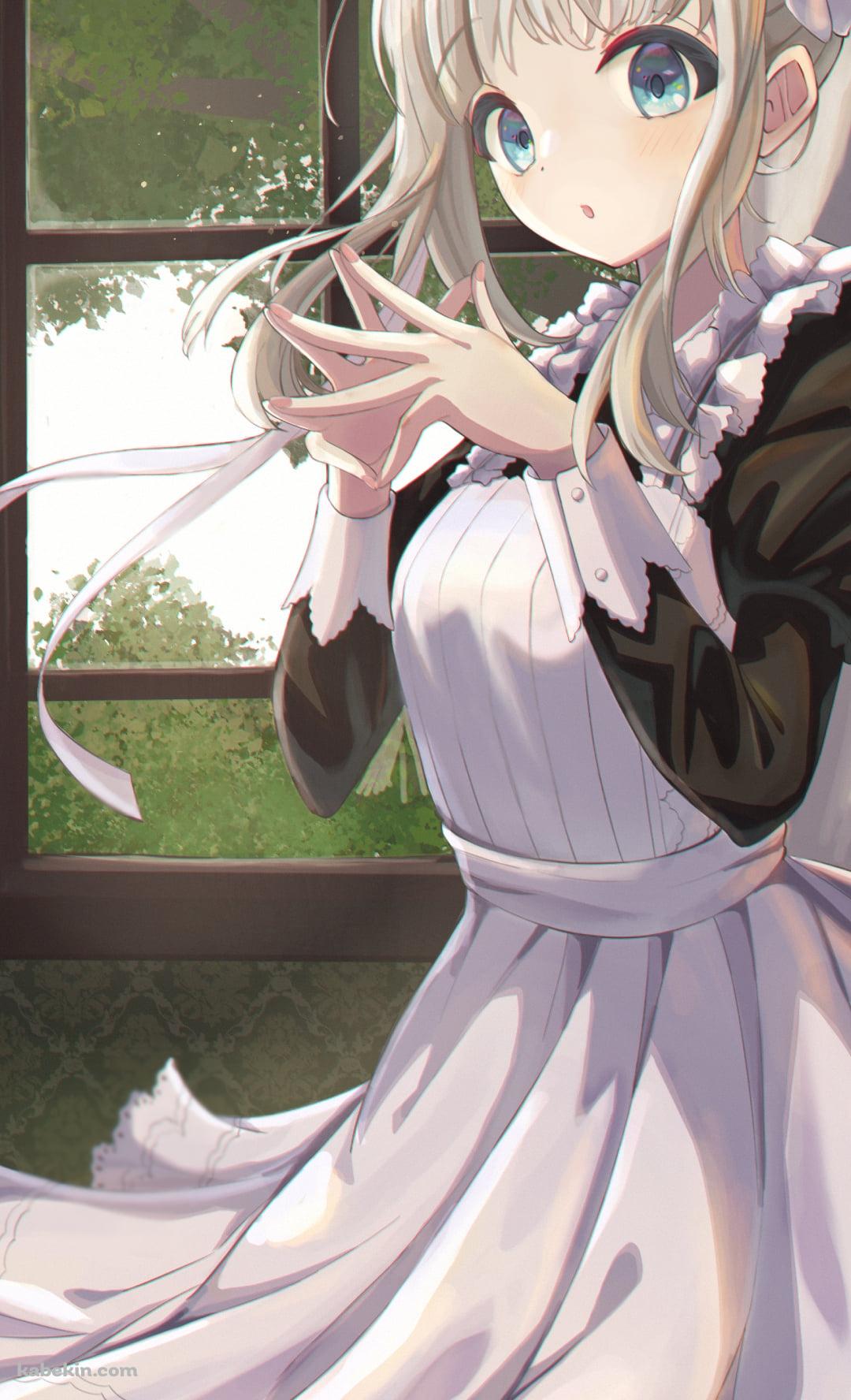 メイド姿の可愛い芹沢あさひ / 窓際 / アイドルマスターシャイニーカラーズのAndroidの壁紙(1080px x 1776px) スマホ用