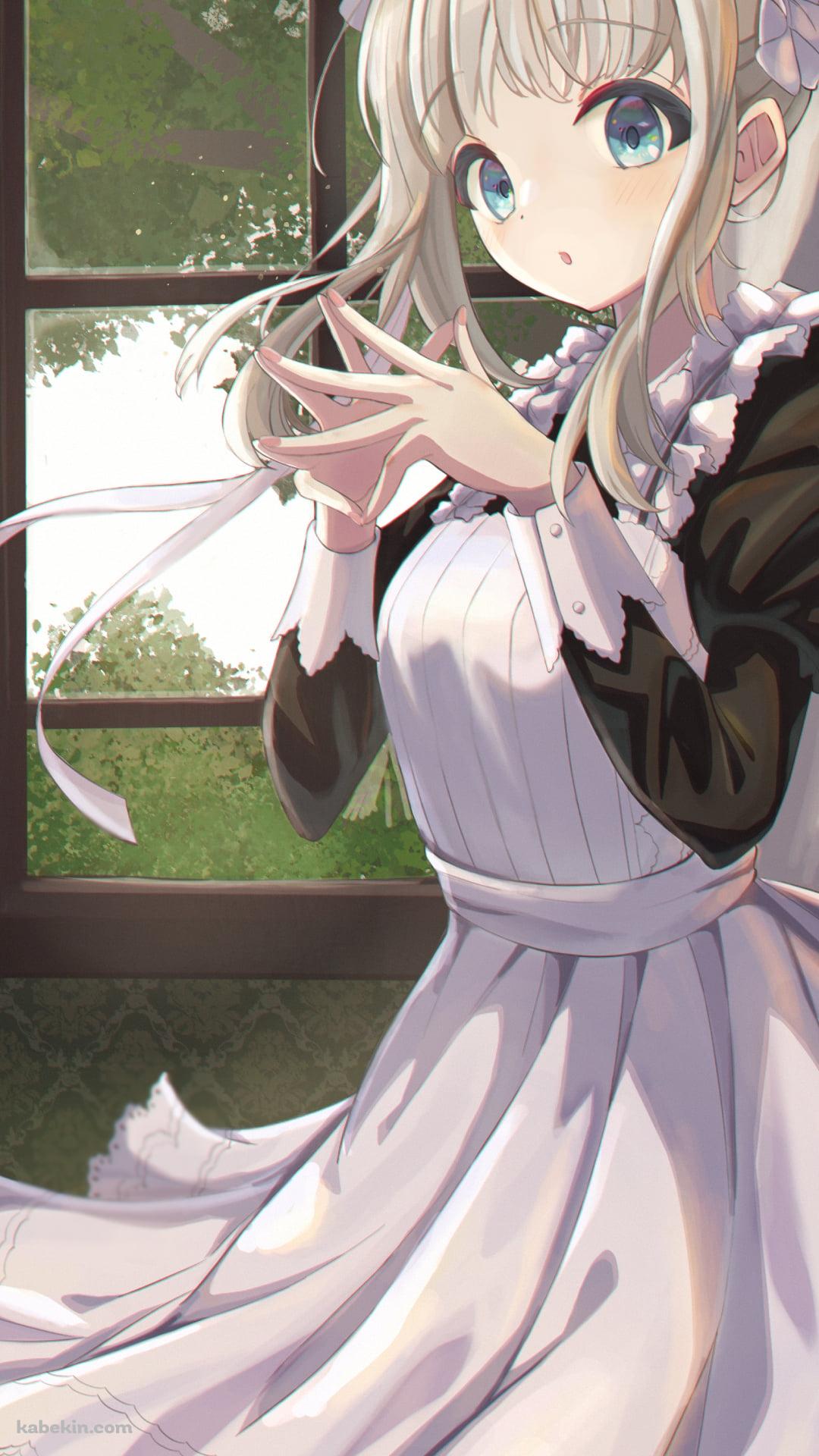 メイド姿の可愛い芹沢あさひ / 窓際 / アイドルマスターシャイニーカラーズのAndroidの壁紙(1080px x 1920px) スマホ用