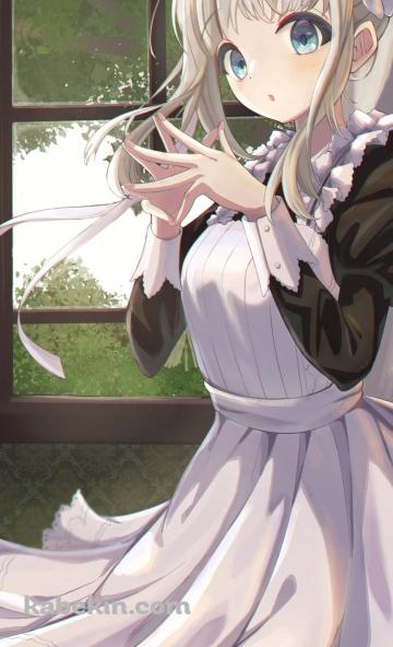 メイド姿の可愛い芹沢あさひ / 窓際 / アイドルマスターシャイニーカラーズのAndroidの壁紙(360px x 592px) スマホ用