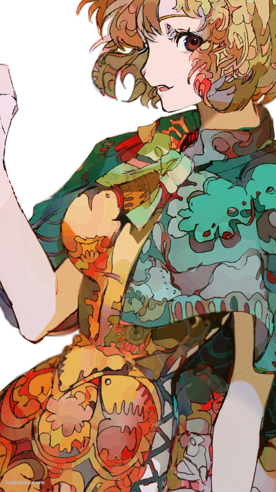 緑とオレンジの服を着たキャロット / 兎耳 / ワンピース / ONE PIECEのAndroidの壁紙(1080px x 1920px) スマホ用
