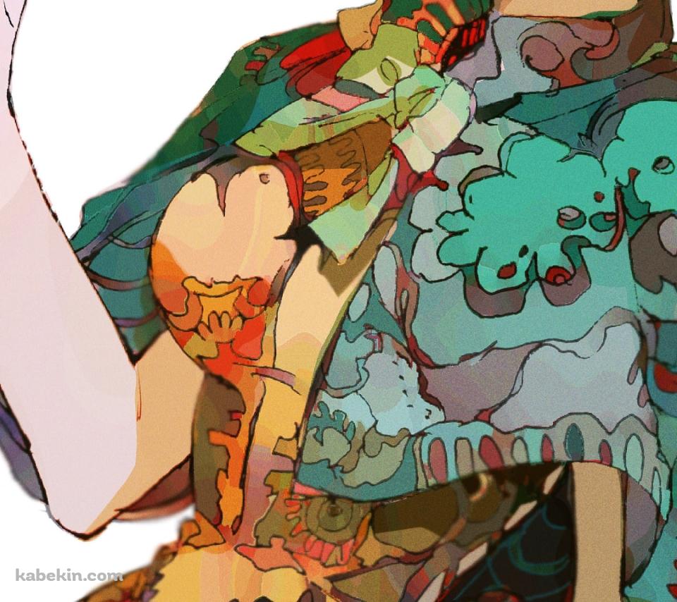 緑とオレンジの服を着たキャロット / 兎耳 / ワンピース / ONE PIECEのAndroidの壁紙(960px x 854px) スマホ用