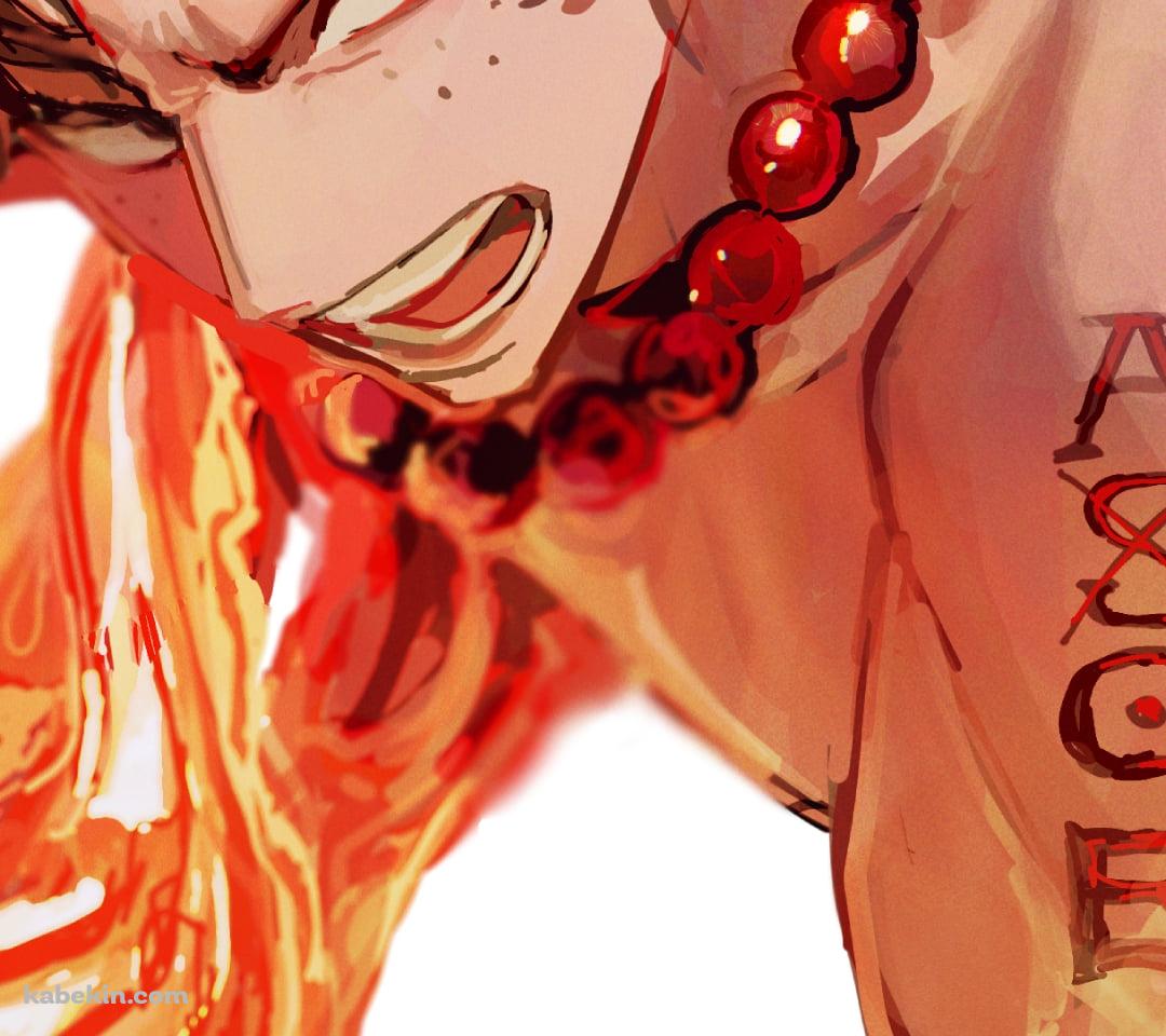 鋭い眼光のポートガス・D・エース / 火拳のエース / メラメラの実 / ワンピース / ONE PIECEのAndroidの壁紙(1080px x 960px) スマホ用