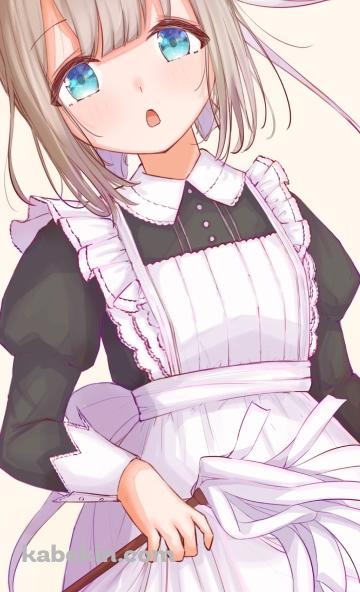 プニプニの可愛い芹沢あさひ / メイド姿 / 青い瞳 / アイドルマスターシャイニーカラーズのAndroidの壁紙(360px x 592px) スマホ用