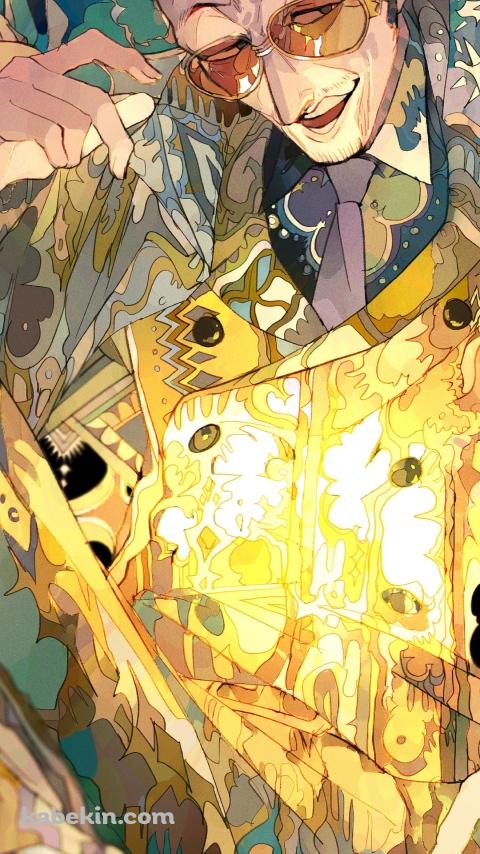 ポケットに手をつっこむボルサリーノ / 黄猿 / ワンピース / ONE PIECEのAndroidの壁紙(480px x 854px) スマホ用