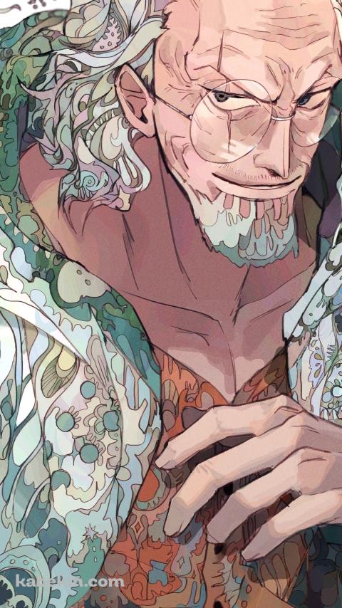 ニヤつくシルバーズ・レイリー / ワンピース / ONE PIECEのAndroidの壁紙(480px x 854px) スマホ用