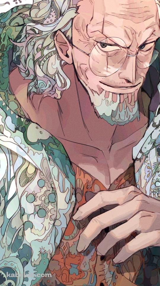 ニヤつくシルバーズ・レイリー / ワンピース / ONE PIECEのAndroidの壁紙(540px x 960px) スマホ用