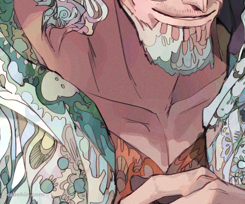 ニヤつくシルバーズ・レイリー / ワンピース / ONE PIECEのAndroidの壁紙(960px x 800px) スマホ用