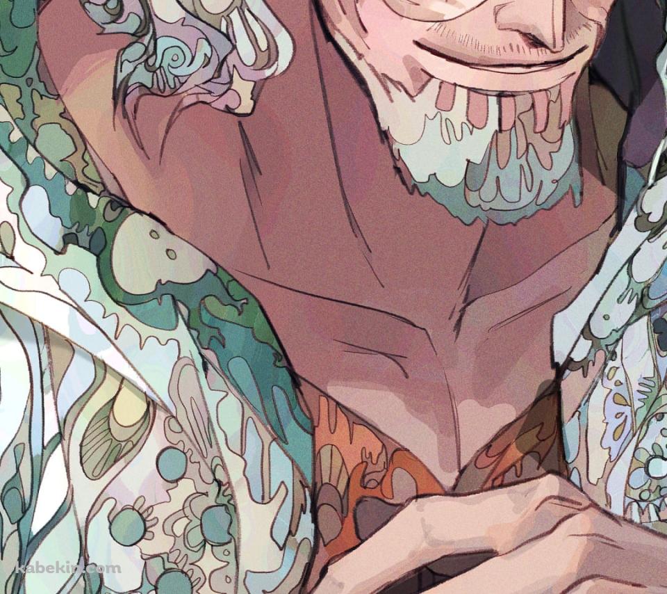 ニヤつくシルバーズ・レイリー / ワンピース / ONE PIECEのAndroidの壁紙(960px x 854px) スマホ用