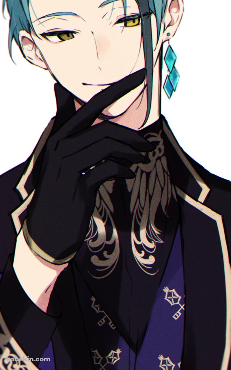 考え込むジェイド・リーチ / ツイステッドワンダーランドのAndroidの壁紙(800px x 1280px) スマホ用