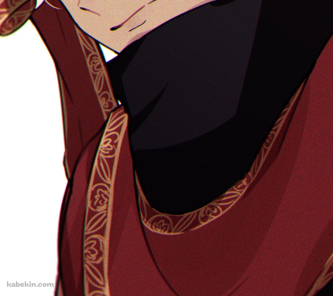 こちらを見つめるカリム・アルアジーム / 赤い瞳 / ツイステッドワンダーランドのAndroidの壁紙(1080px x 960px) スマホ用