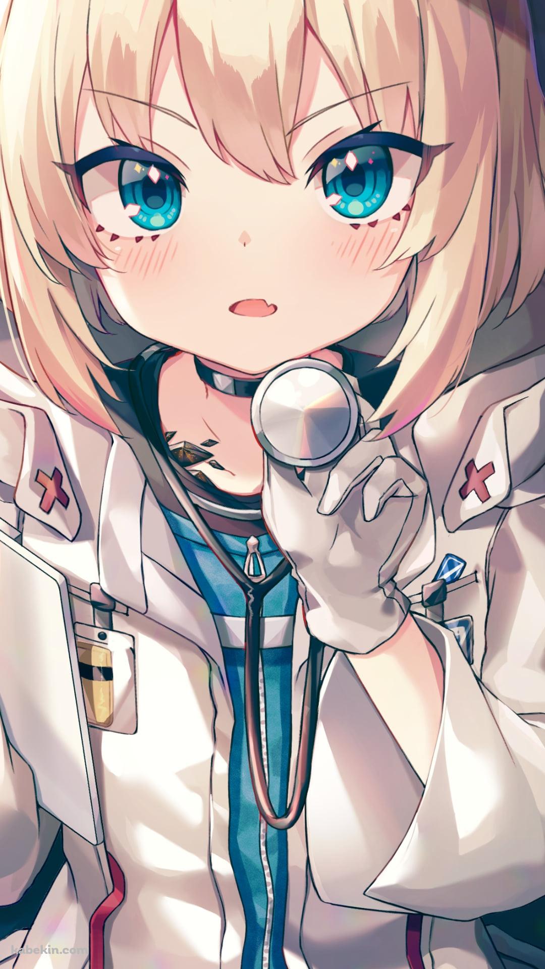 聴診器を持つ可愛いススーロ / 診察 / 診療 / アークナイツのAndroidの壁紙(1080px x 1920px) スマホ用