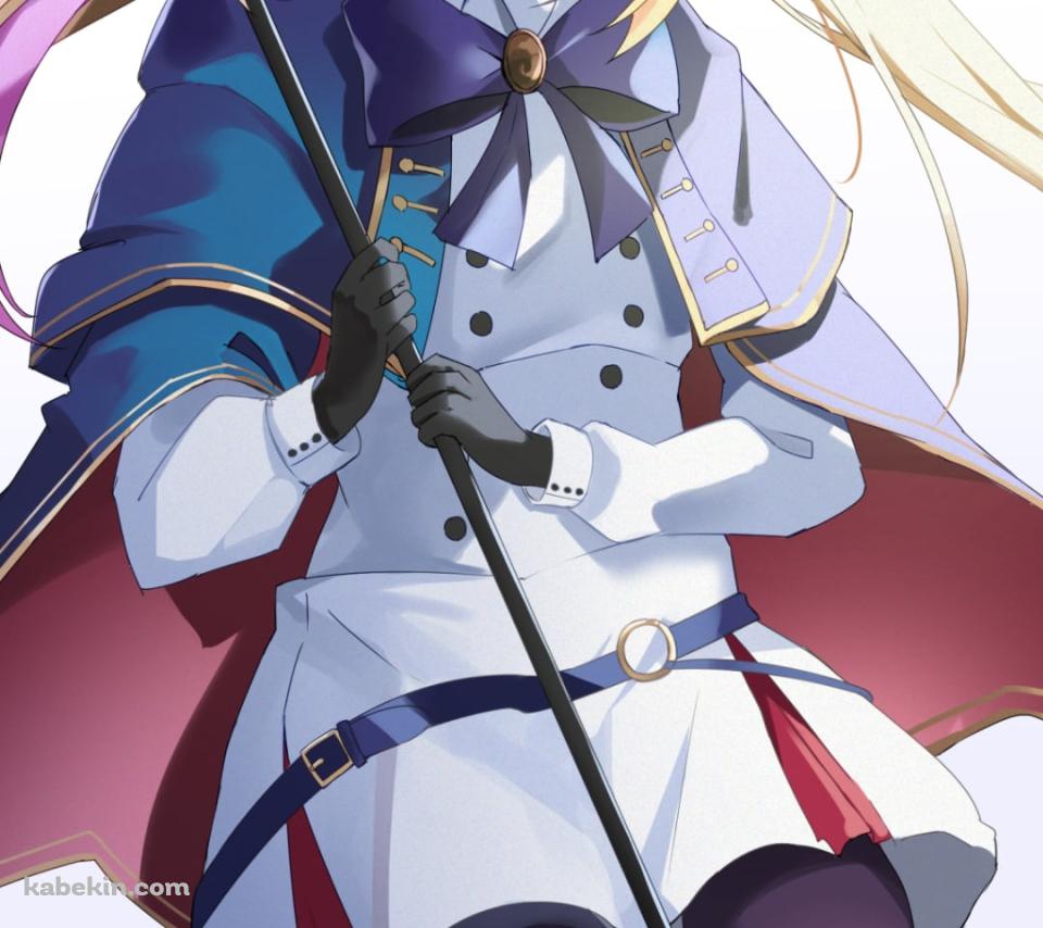 青い帽子を被った可愛いアルトリア・ペンドラゴン / アルトリア・キャスター / fate/grand orderのAndroidの壁紙(960px x 854px) スマホ用