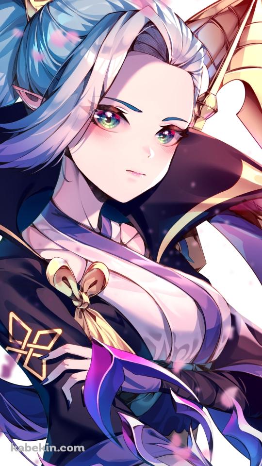 腕を組む可愛い精霊の花祭りヴェイン / LoL / league of legendsのAndroidの壁紙(540px x 960px) スマホ用