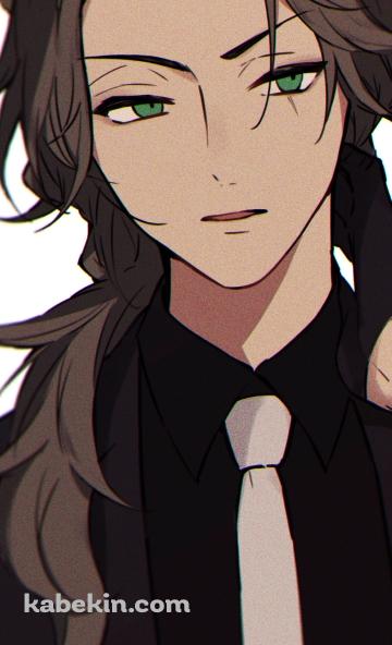 首元に手をあてるレオナ・キングスカラー / ツイステッドワンダーランドのAndroidの壁紙(360px x 592px) スマホ用