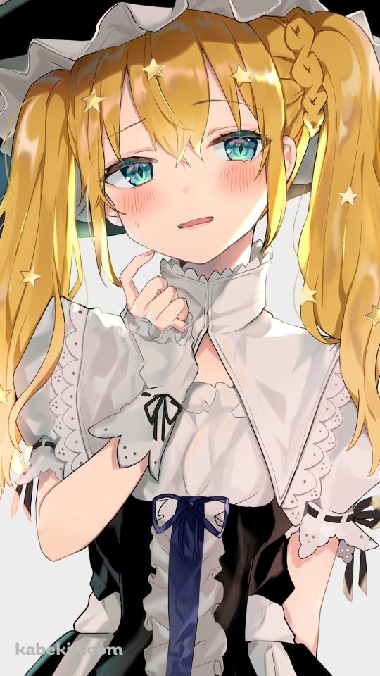 照れている霧雨魔理沙 / 東方のAndroidの壁紙(540px x 960px) スマホ用