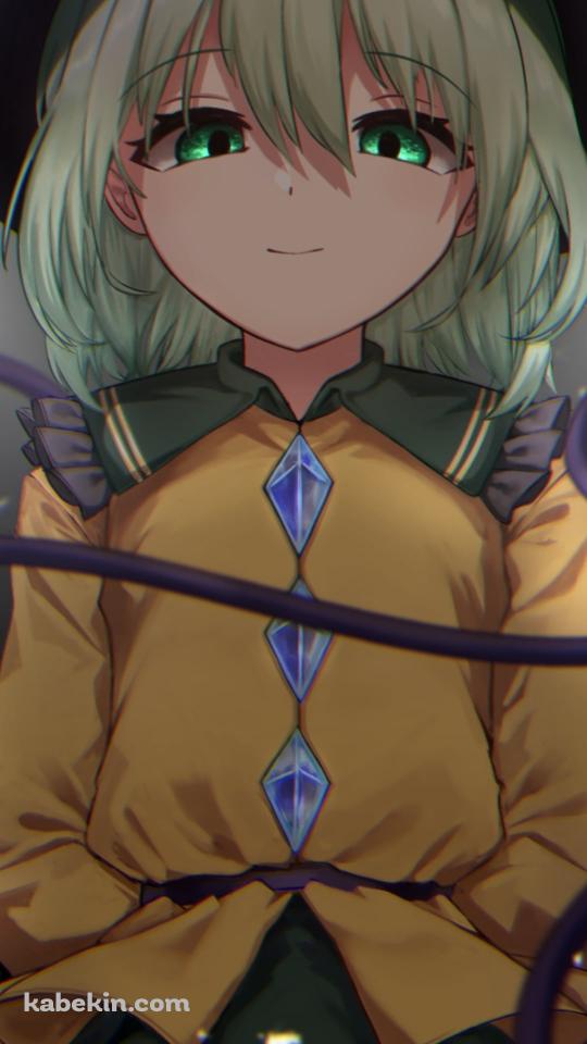 後ろ手を組む古明地こいし（こめいじ こいし） / 東方のAndroidの壁紙(540px x 960px) スマホ用