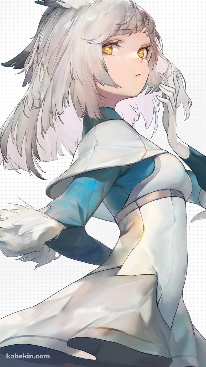 こちらを見つめるフィリオプシス / 黄色い瞳 / アークナイツのAndroidの壁紙(720px x 1280px) スマホ用