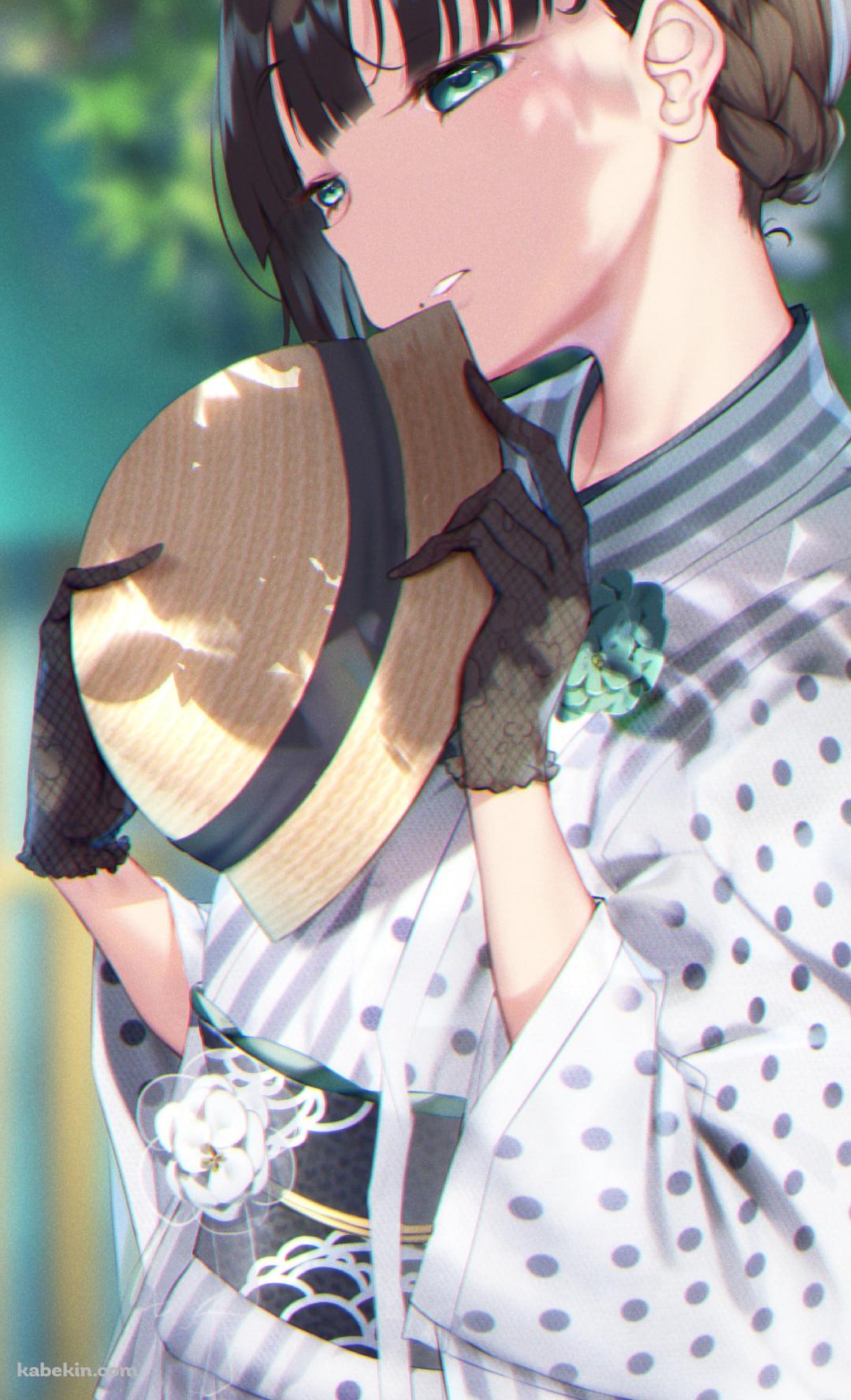 麦わら帽子を持つ黒澤ダイヤ / ラブライブ!サンシャイン!!のAndroidの壁紙(1080px x 1776px) スマホ用