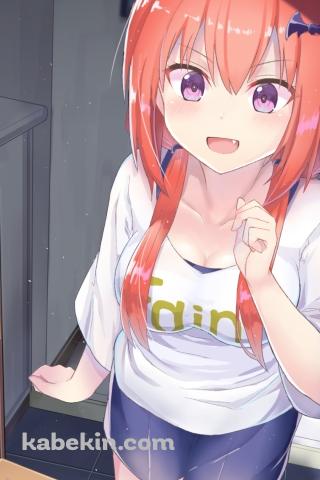 宅急便を受け取る胡桃沢=サタニキア=マクドウェル / サターニャ / 宅配 / 配達 / 段ボール / ガヴリールドロップアウトのAndroidの壁紙(320px x 480px) スマホ用