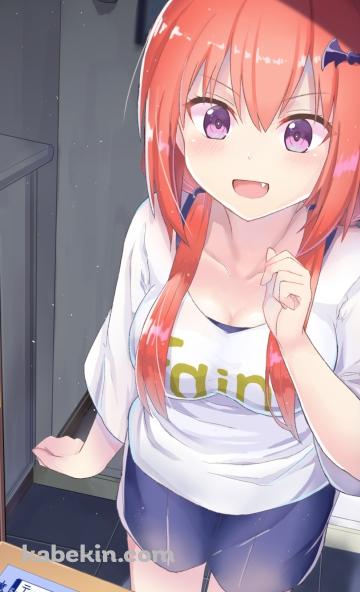 宅急便を受け取る胡桃沢=サタニキア=マクドウェル / サターニャ / 宅配 / 配達 / 段ボール / ガヴリールドロップアウトのAndroidの壁紙(360px x 592px) スマホ用