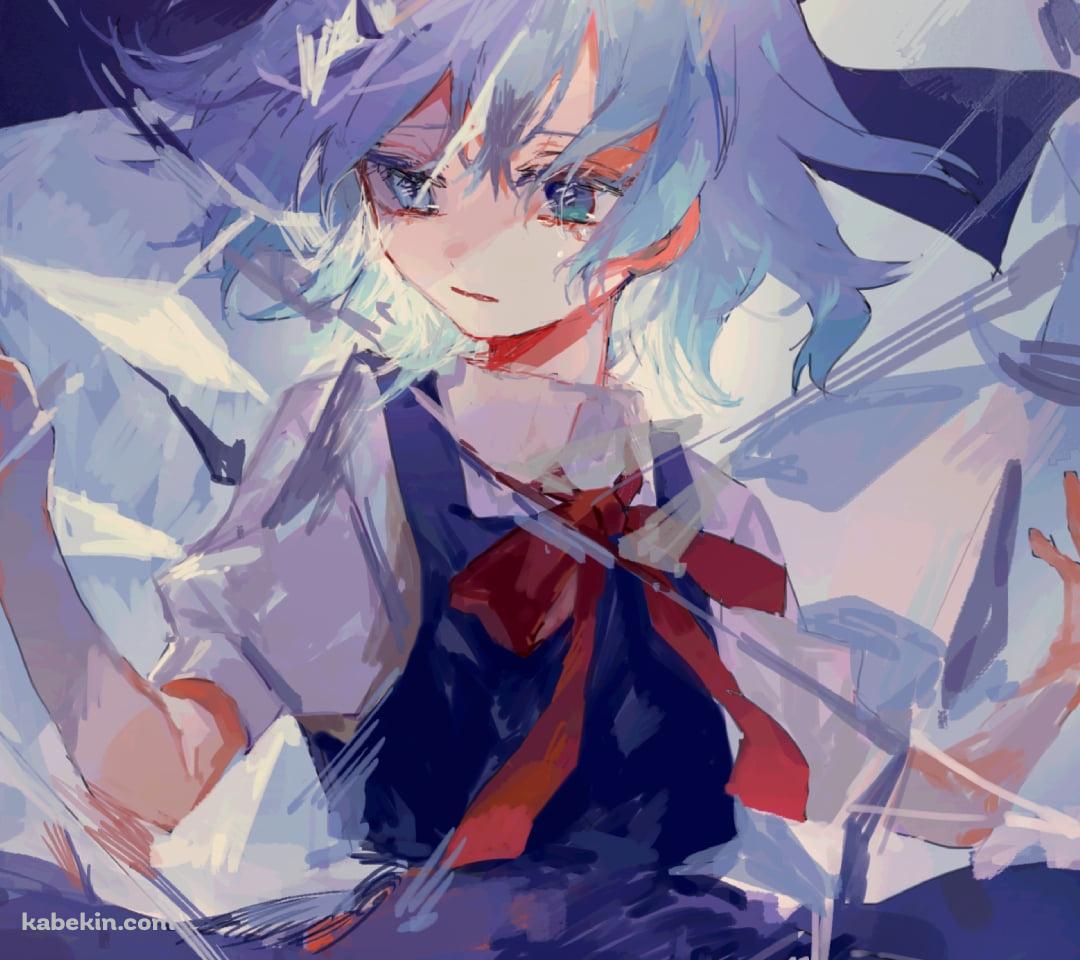 クリスタルの中に入ったチルノ / 東方のAndroidの壁紙(1080px x 960px) スマホ用