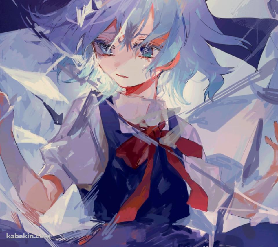 クリスタルの中に入ったチルノ / 東方のAndroidの壁紙(960px x 854px) スマホ用