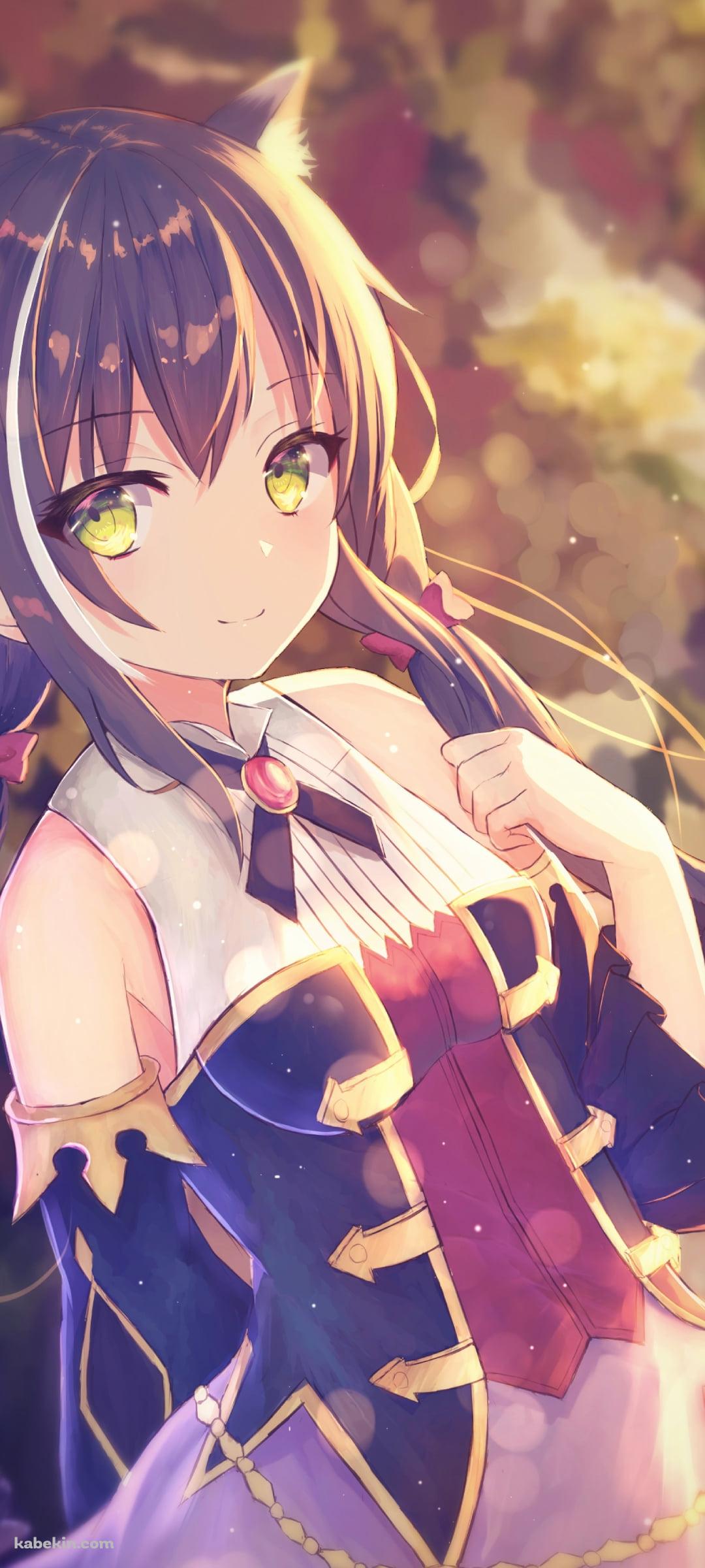 こちらに微笑むプニプニの可愛いキャル / プリンセスコネクト!re:diveのAndroidの壁紙(1080px x 2400px) スマホ用