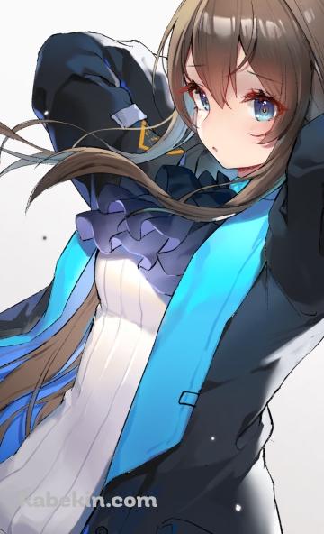 髪をかきあげる可愛いアーミヤ / 兎耳 / アークナイツのAndroidの壁紙(360px x 592px) スマホ用