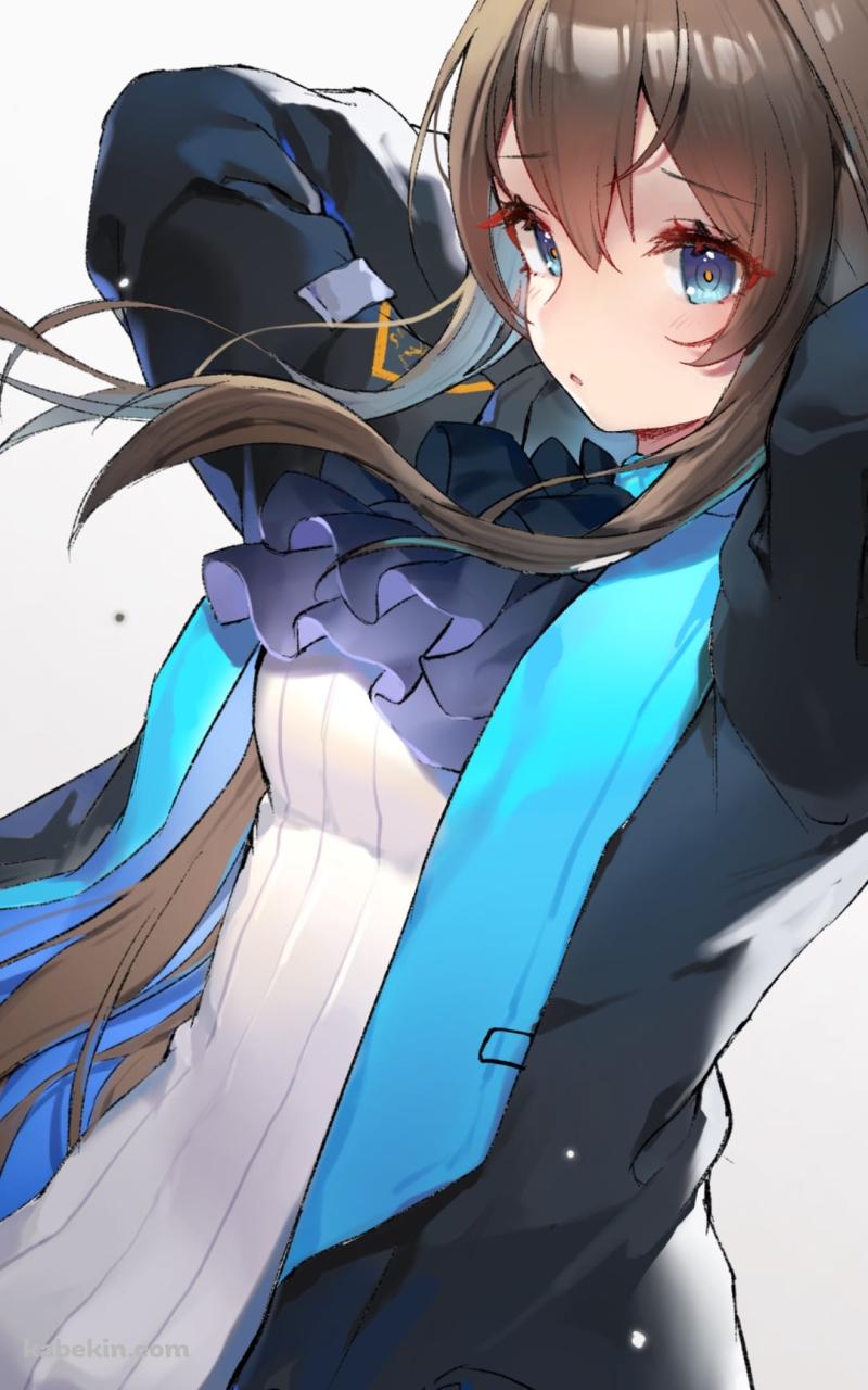 髪をかきあげる可愛いアーミヤ / 兎耳 / アークナイツのAndroidの壁紙(800px x 1280px) スマホ用