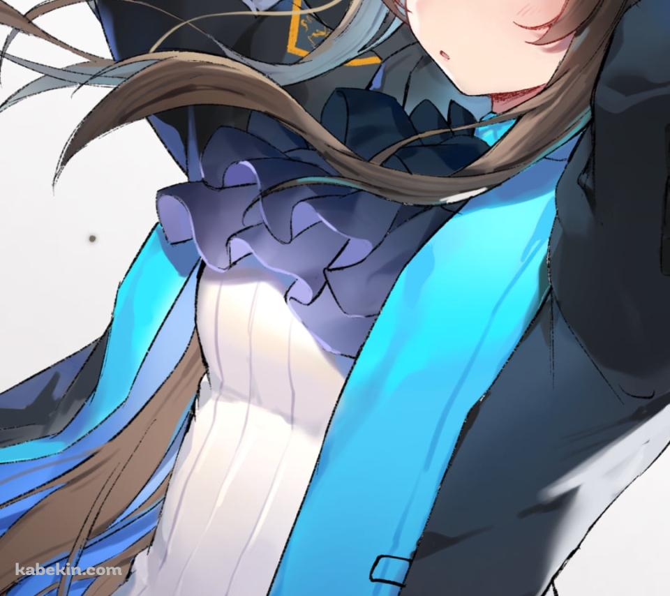 髪をかきあげる可愛いアーミヤ / 兎耳 / アークナイツのAndroidの壁紙(960px x 854px) スマホ用
