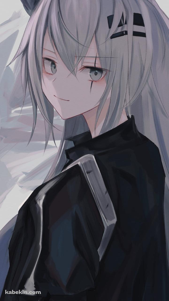 こちらを見つめるかっこいいラップランド / 白髪 / アークナイツのAndroidの壁紙(720px x 1280px) スマホ用