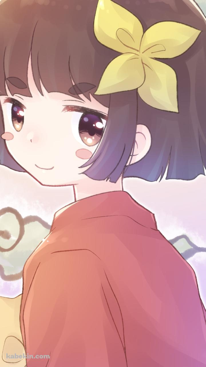 可愛いタタミちゃん / ざしきわらしのタタミちゃんのAndroidの壁紙(720px x 1280px) スマホ用