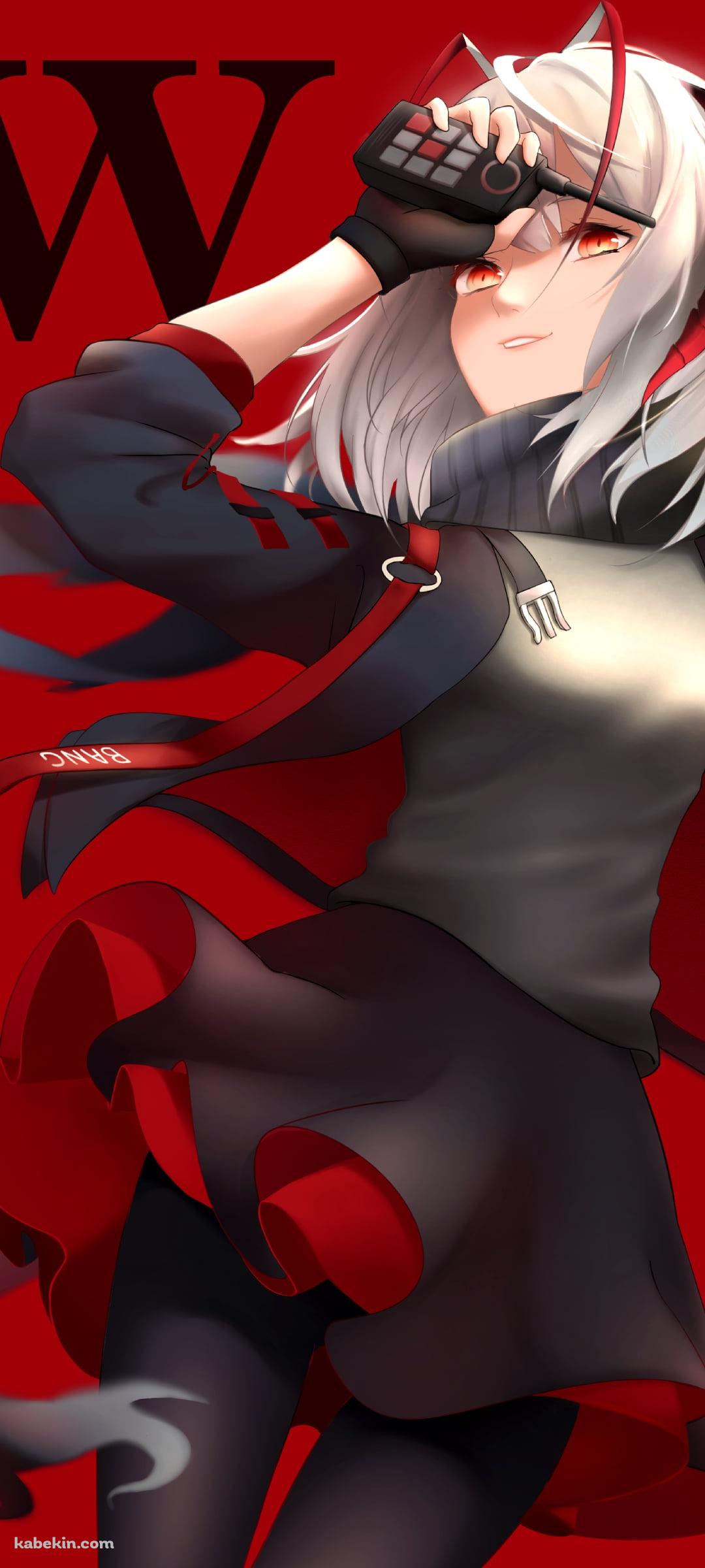 トランシーバーを持つW / アークナイツのAndroidの壁紙(1080px x 2400px) スマホ用