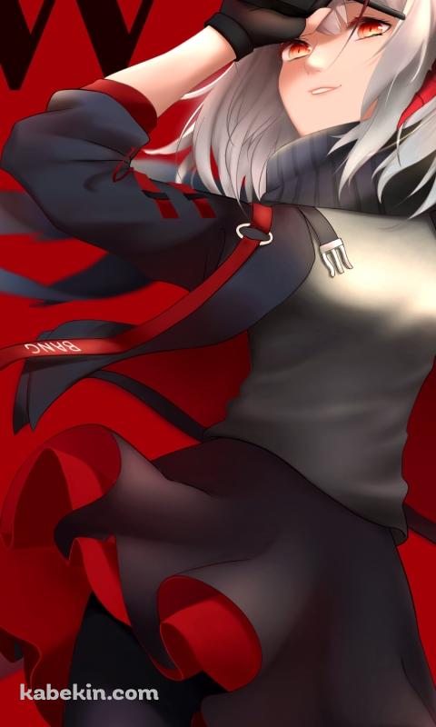 トランシーバーを持つW / アークナイツのAndroidの壁紙(480px x 800px) スマホ用