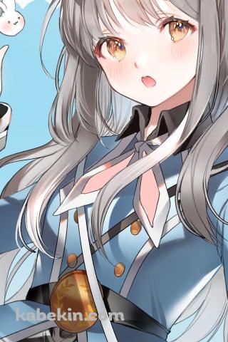 おどけた表情の餅月ひまり / バーチャルYouTuber / VtuberのAndroidの壁紙(320px x 480px) スマホ用
