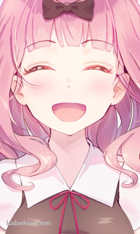 笑顔の藤原千花 / かぐや様は告らせたい~天才たちの恋愛頭脳戦~のAndroidの壁紙(480px x 800px) スマホ用