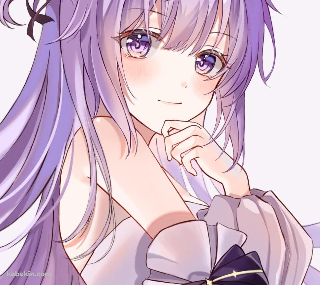 白いドレスを着た可愛いユニコーン / アズールレーンのAndroidの壁紙(1080px x 960px) スマホ用