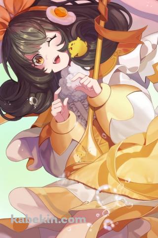 ウィンクするドド / Forever Seven Days / 朵朵 / 永远的7日之都のAndroidの壁紙(320px x 480px) スマホ用