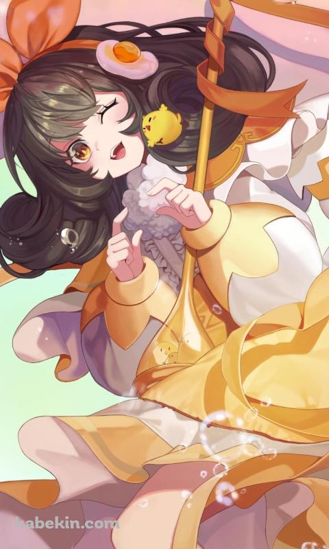 ウィンクするドド / Forever Seven Days / 朵朵 / 永远的7日之都のAndroidの壁紙(480px x 800px) スマホ用