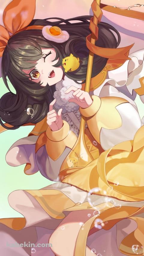 ウィンクするドド / Forever Seven Days / 朵朵 / 永远的7日之都のAndroidの壁紙(480px x 854px) スマホ用
