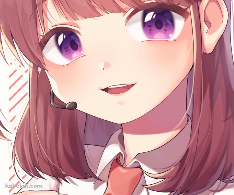 両手を組む可愛い市井舞菜 (いちい まいな) / Cham jam / サーモンピンクのAndroidの壁紙(960px x 800px) スマホ用