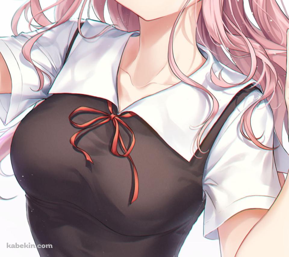 青い瞳の藤原千花 / かぐや様は告らせたい~天才たちの恋愛頭脳戦~のAndroidの壁紙(960px x 854px) スマホ用