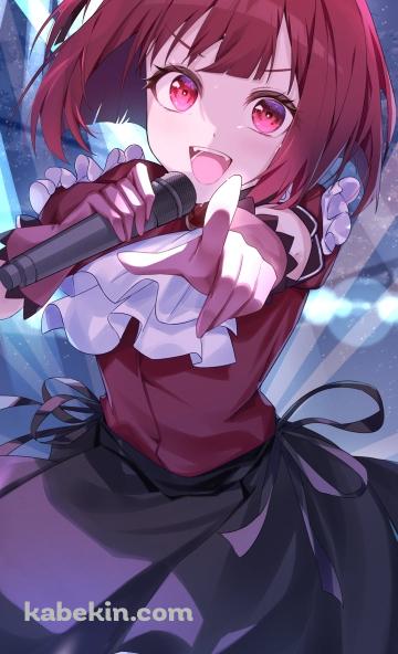 ステージ上で指をさす可愛い有馬かな / 推しの子のAndroidの壁紙(360px x 592px) スマホ用