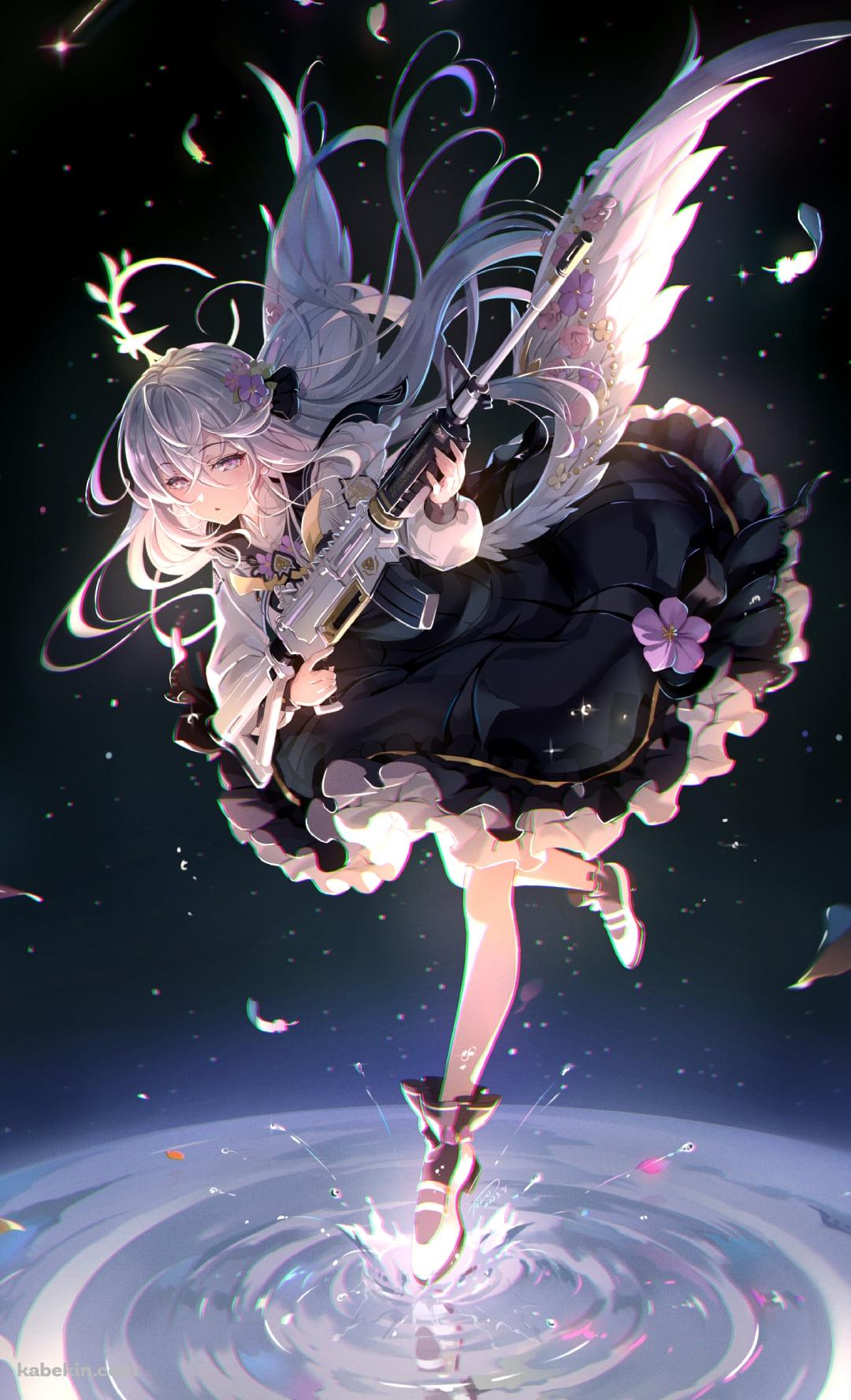 黒いドレスを着た綺麗な白洲アズサ (しらすあずさ) / ブルアカ / ブルーアーカイブのAndroidの壁紙(1080px x 1776px) スマホ用